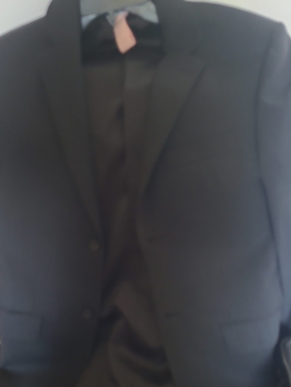 Men's Classic Black Single-Breasted Blazer